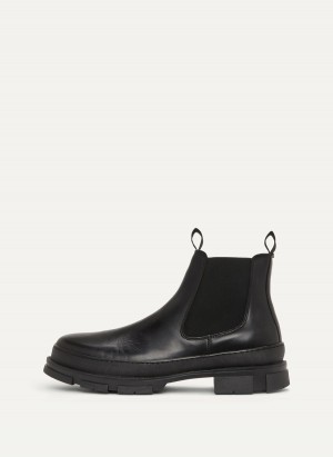 Black Dkny Chelsea Men's Boots | H7121870