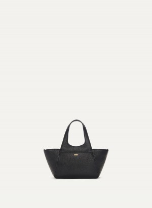 Black Dkny The Mini Effortless Women's Tote Bags | V2548919