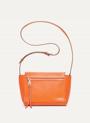 Orange Dkny Pax Women's Crossbody Bags | T6421614