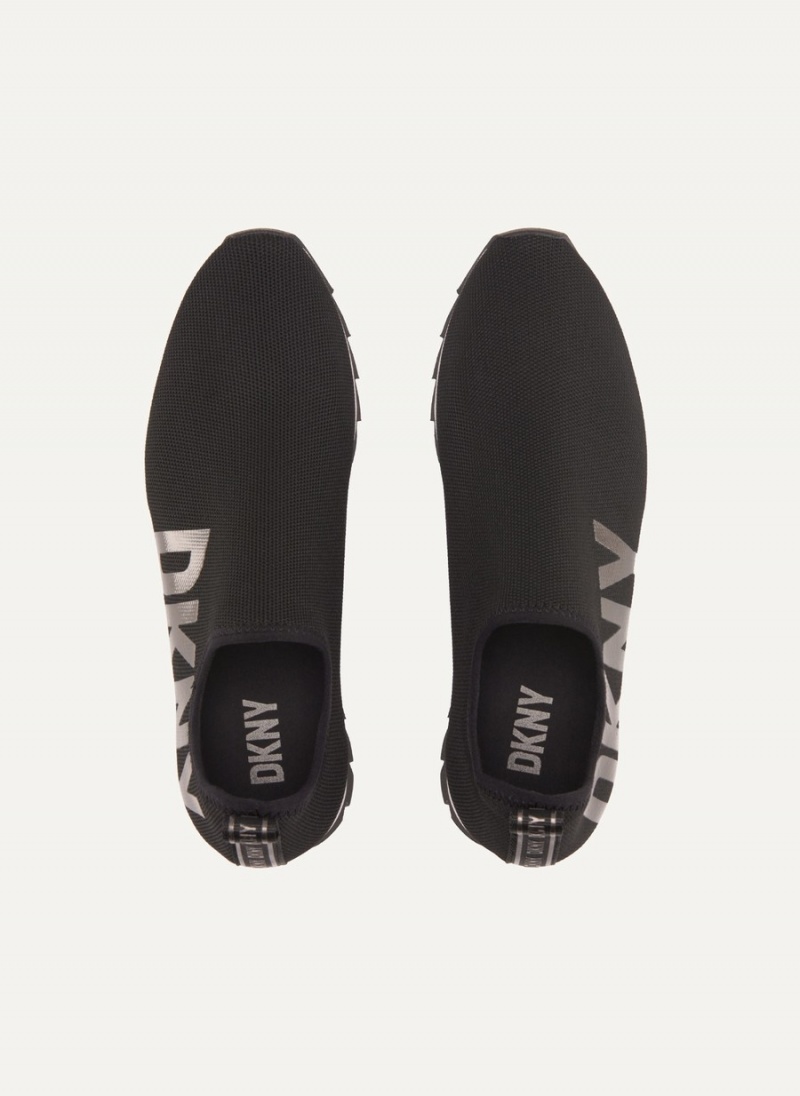 Black Dkny Azer - Slip On Runner Women's Sneakers | R2415926