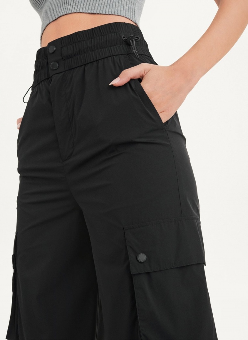 Black Dkny Cargo Women's Pants | L6798157