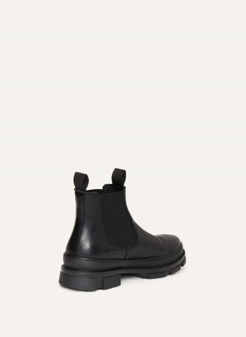 Black Dkny Chelsea Men's Boots | H7121870