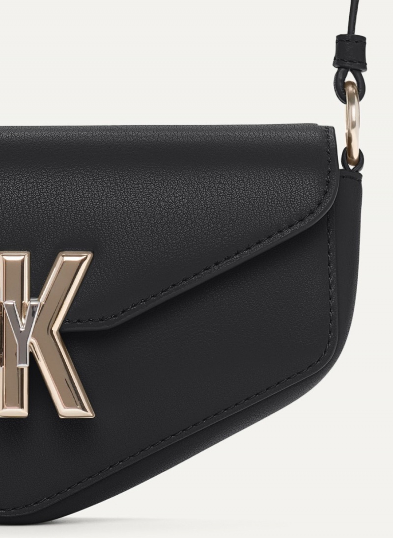 Black Dkny Downtown Women's Crossbody Bags | L5931787