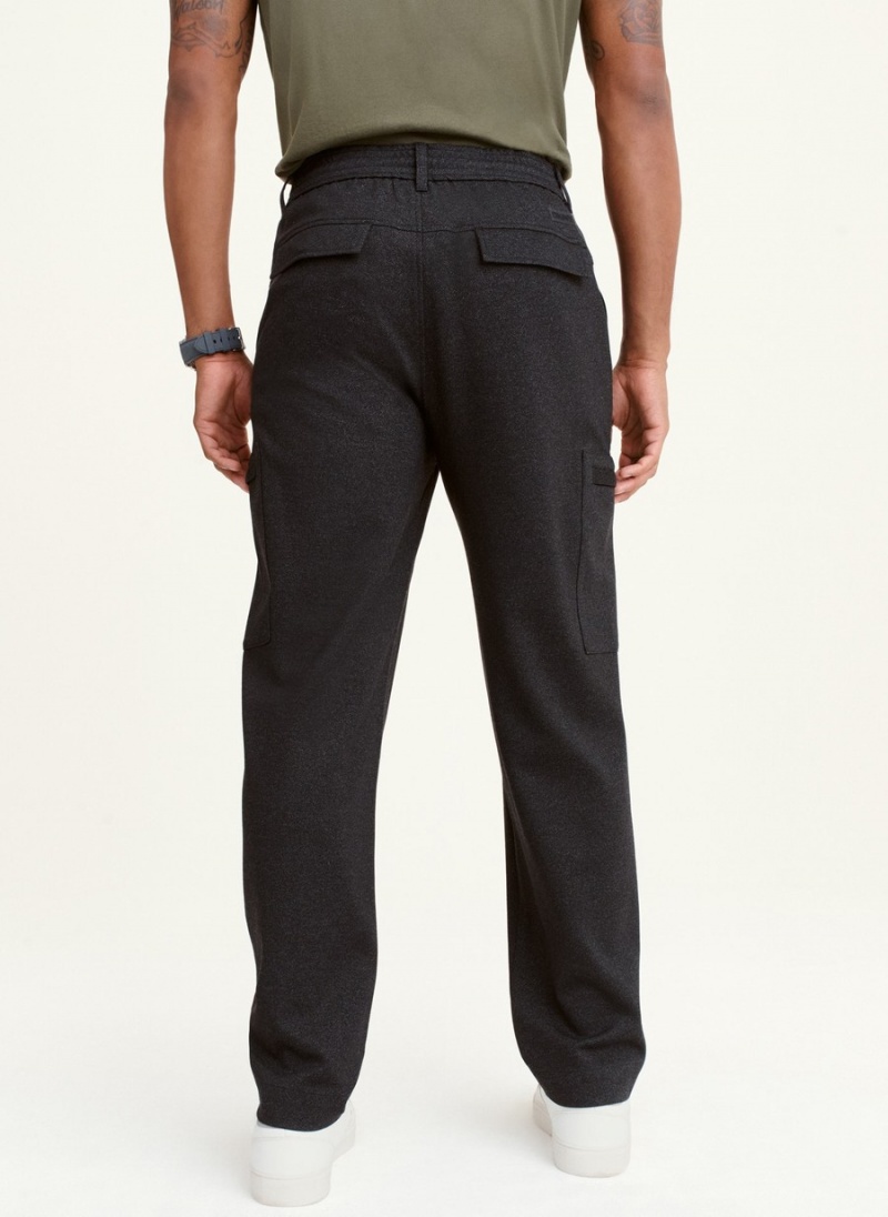 Black Dkny Hybrid Modern Cargo Men's Pants | W0340011