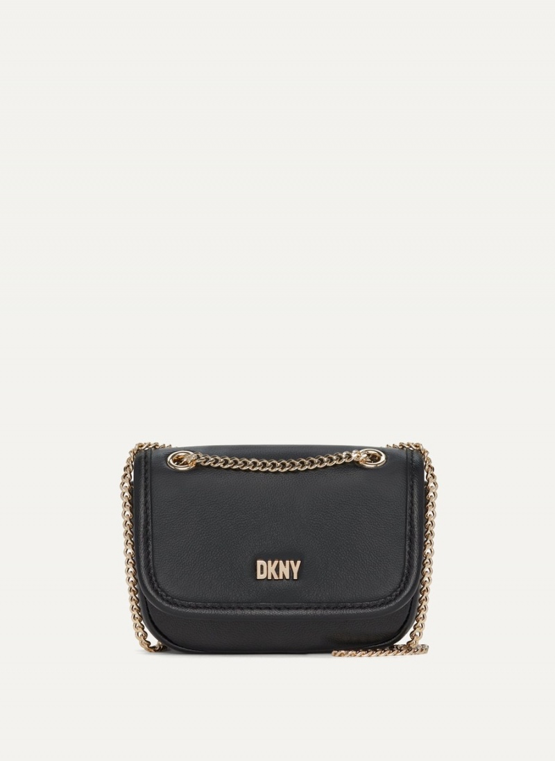 Black Dkny Porter Micro Mini Women\'s Crossbody Bags | U3544289