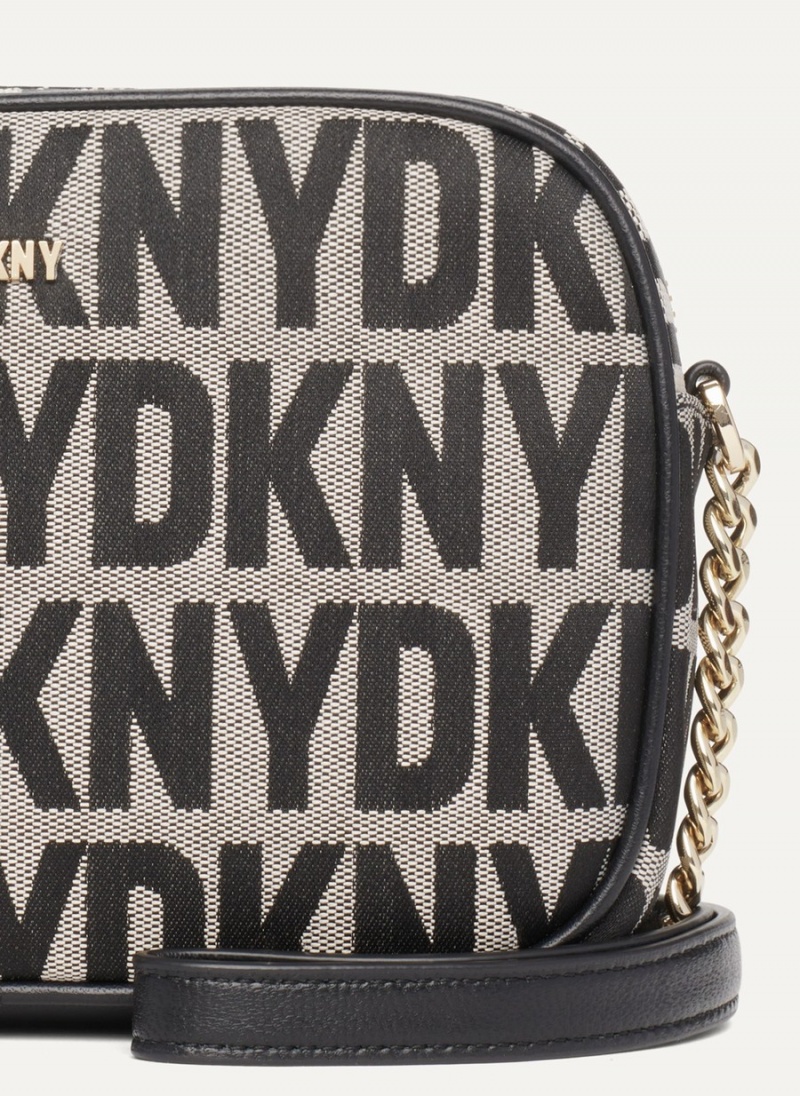 Black Dkny Sara Camera Women's Crossbody Bags | Y5366214