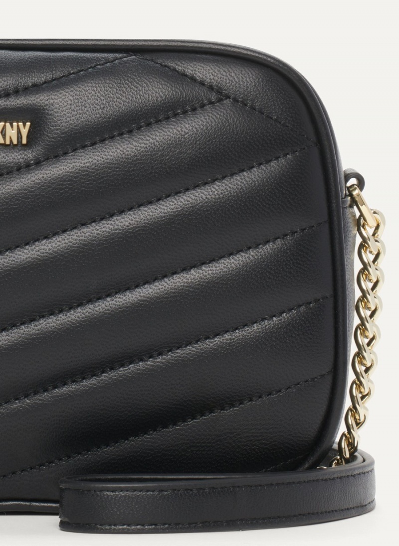 Black Dkny Sara Camera Women's Crossbody Bags | K9701882