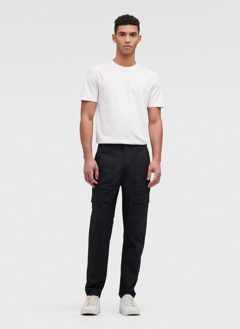 Black Dkny Slim Fit Cargo Men's Pants | R1712496