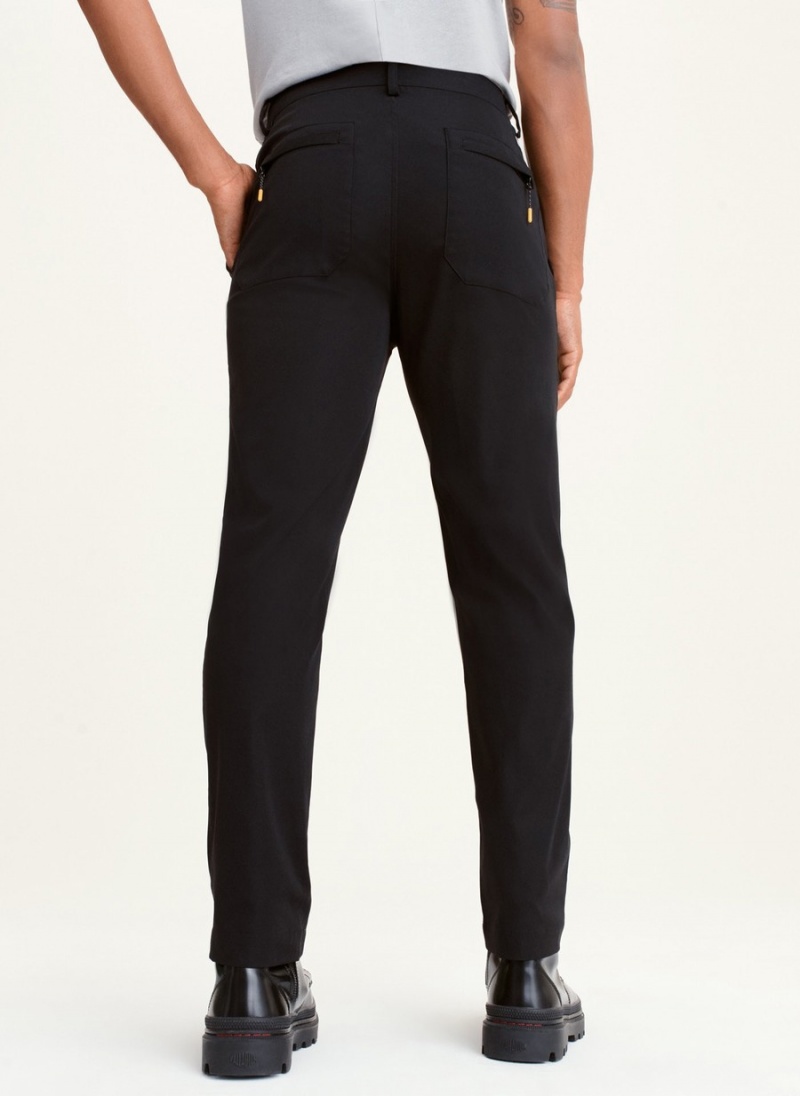 Black Dkny Smart Fatigue Men's Pants | L5408879