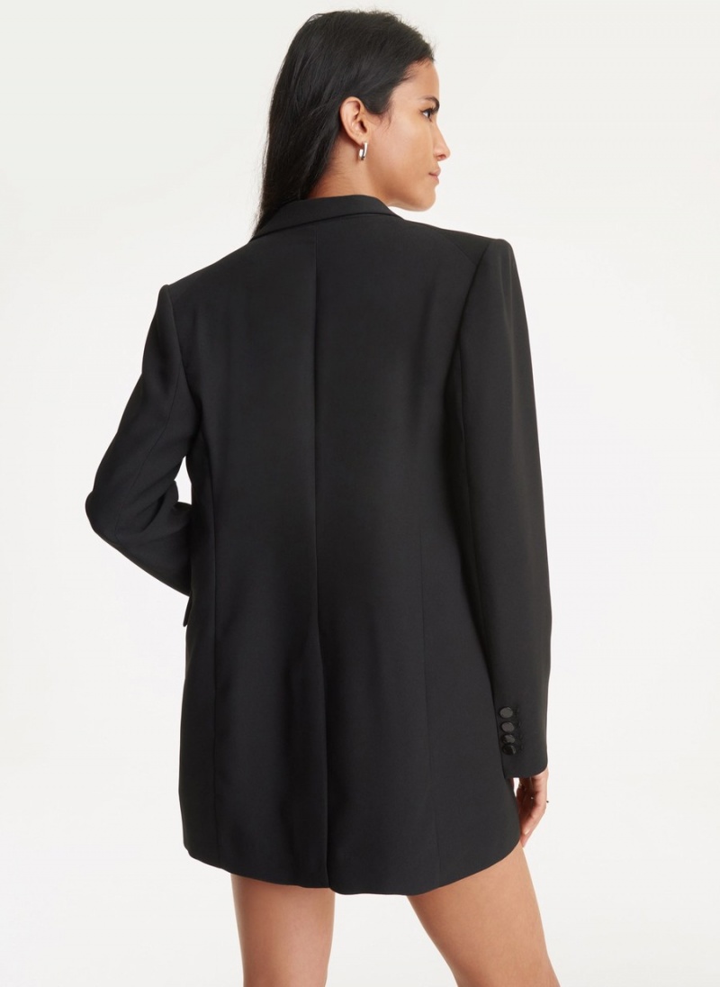 Black Dkny Tailored Women's Jackets | X1640364