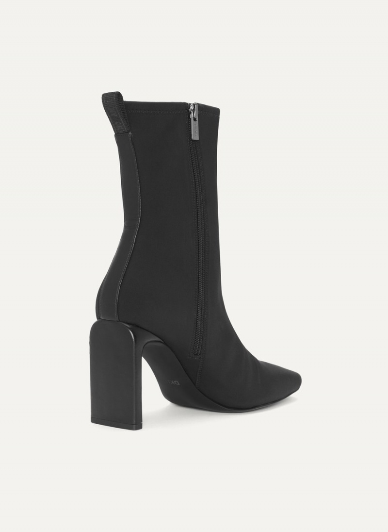 Black Dkny Wren - New Heel Shape Women's Booties | R4768607