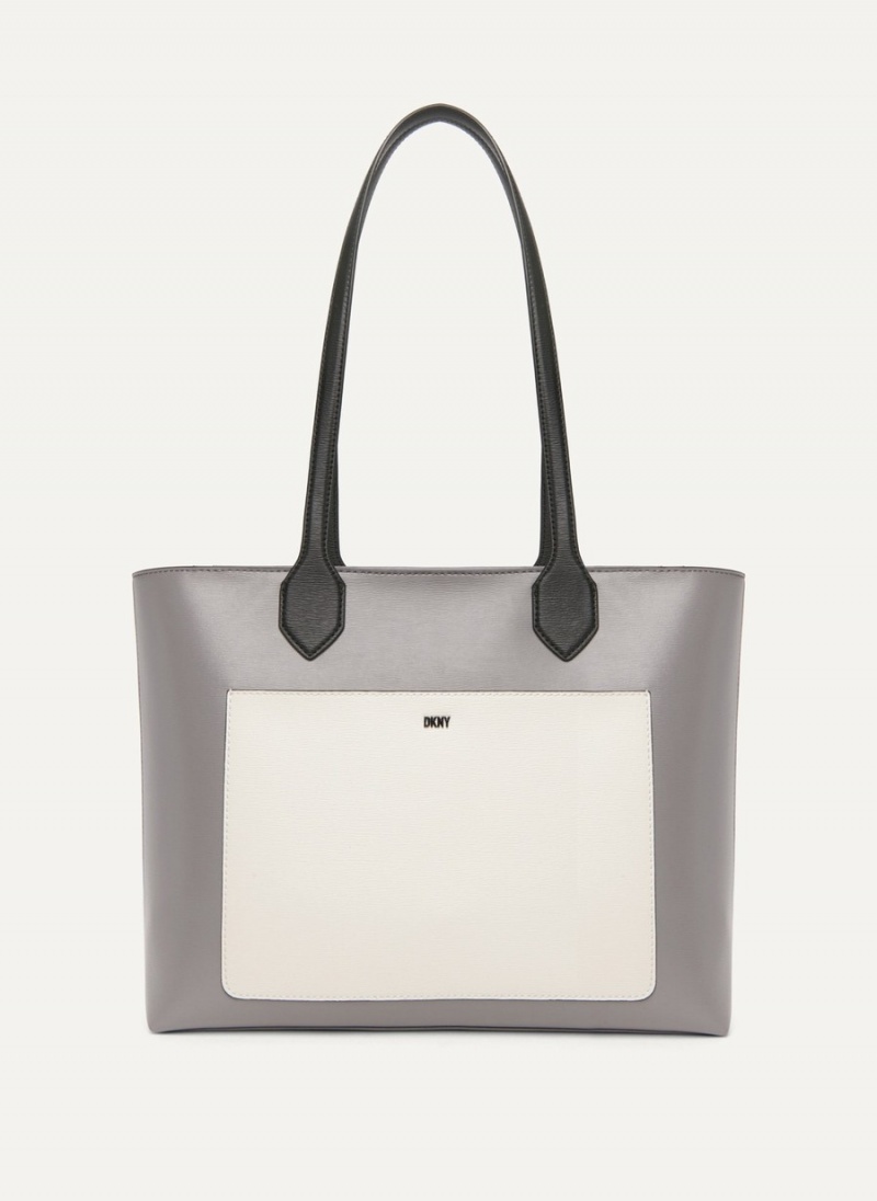 Grey Dkny Ines Women\'s Tote Bags | U8276417