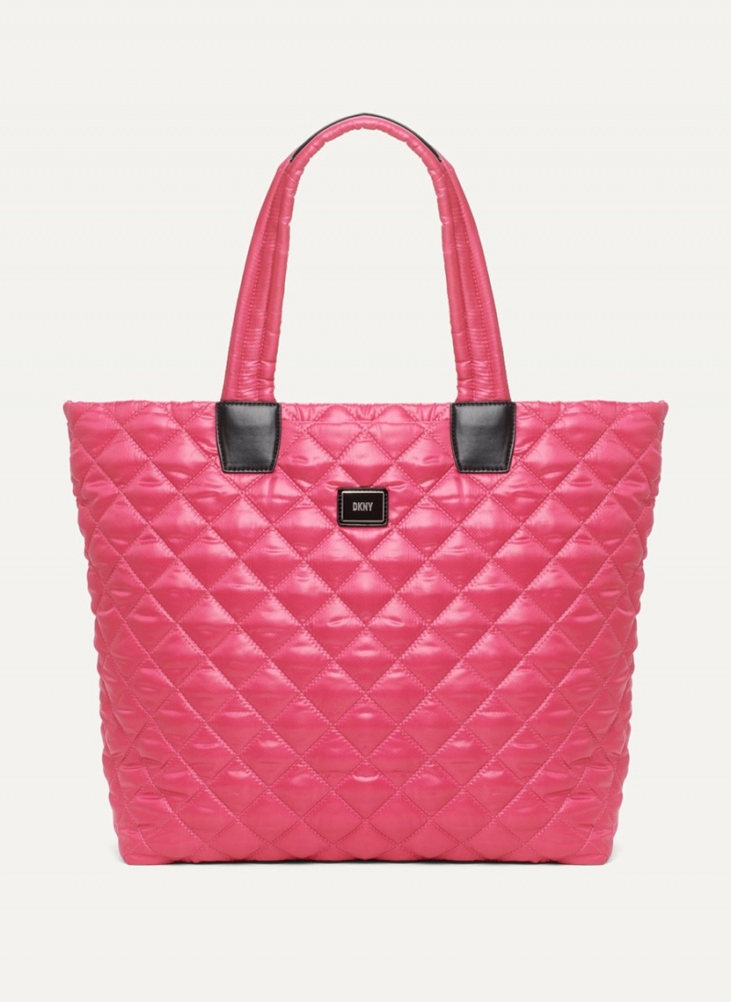 Pink Dkny Maya Women\'s Tote Bags | N0953356